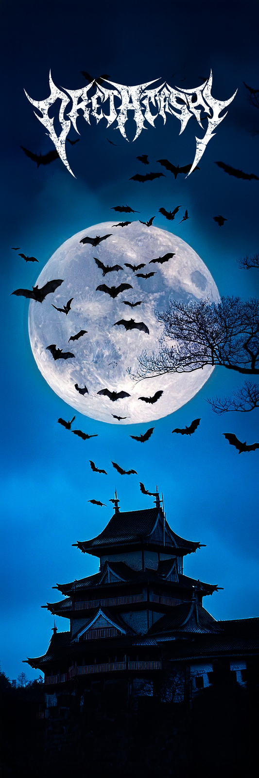 Temple Moon Bookmark